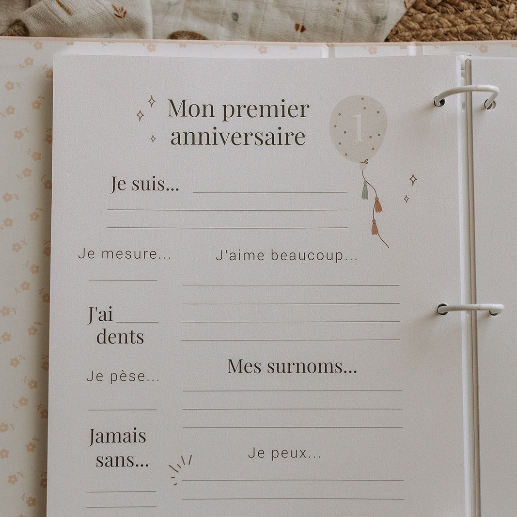 Livre de bébé - Rose