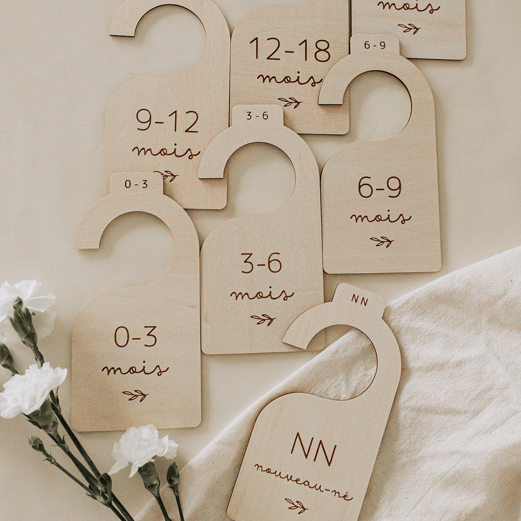 Séparateurs de grandeur en bois