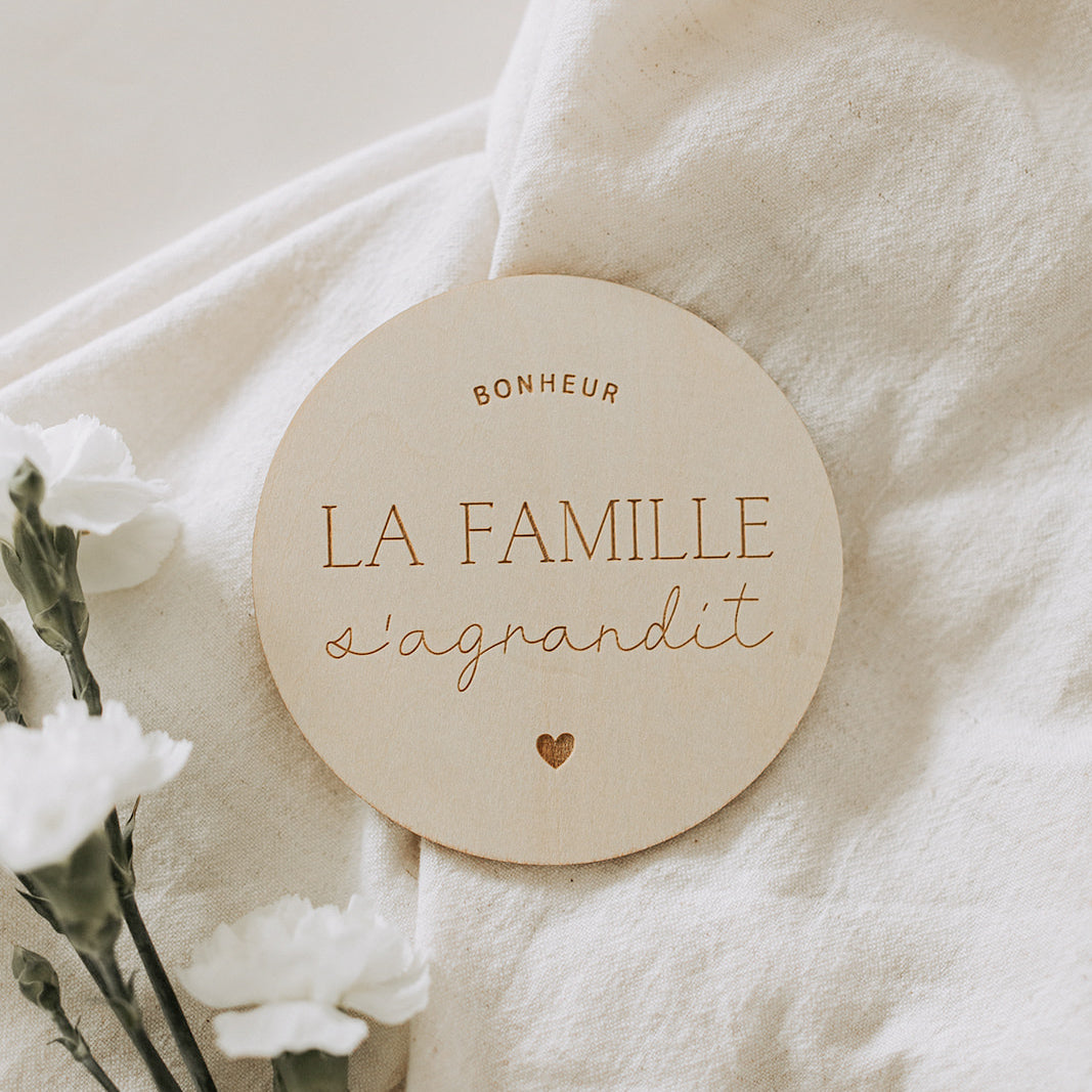 Pastille de bois - La famille s'agrandit