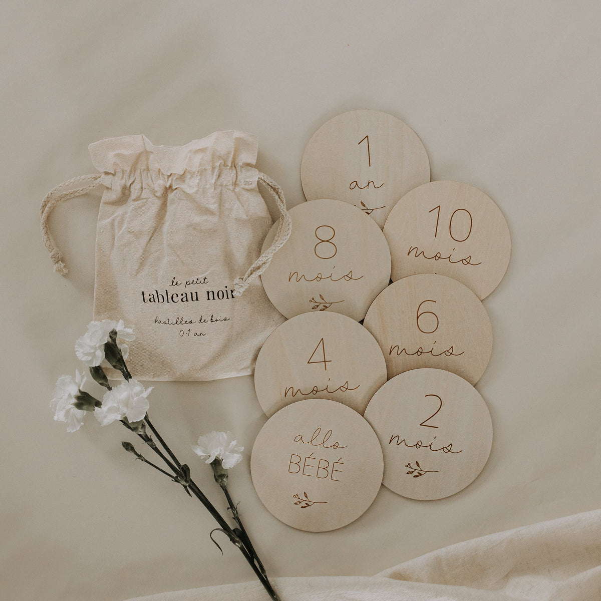 Pastilles de bois script