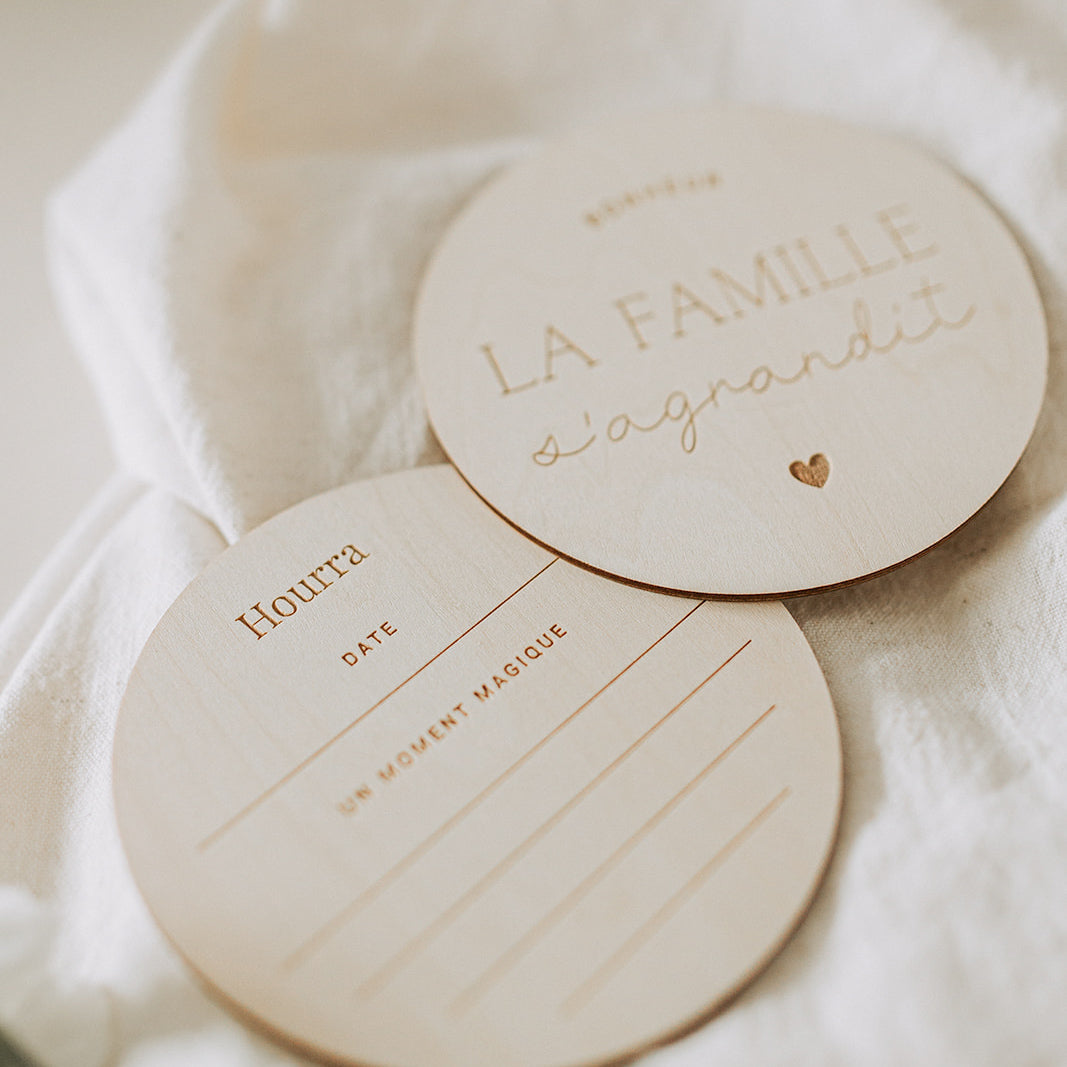 Pastille de bois - La famille s'agrandit