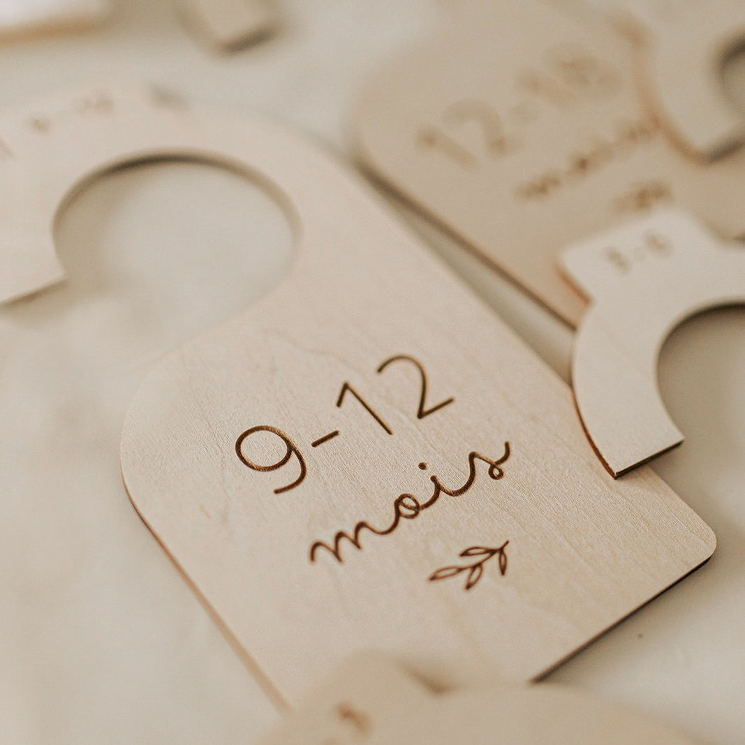 Séparateurs de grandeur en bois