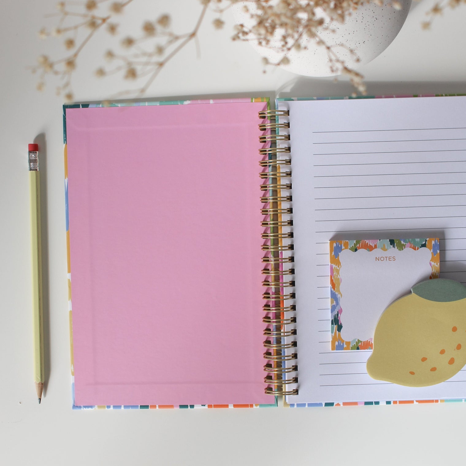 Cahier de notes Éclat Fleuri