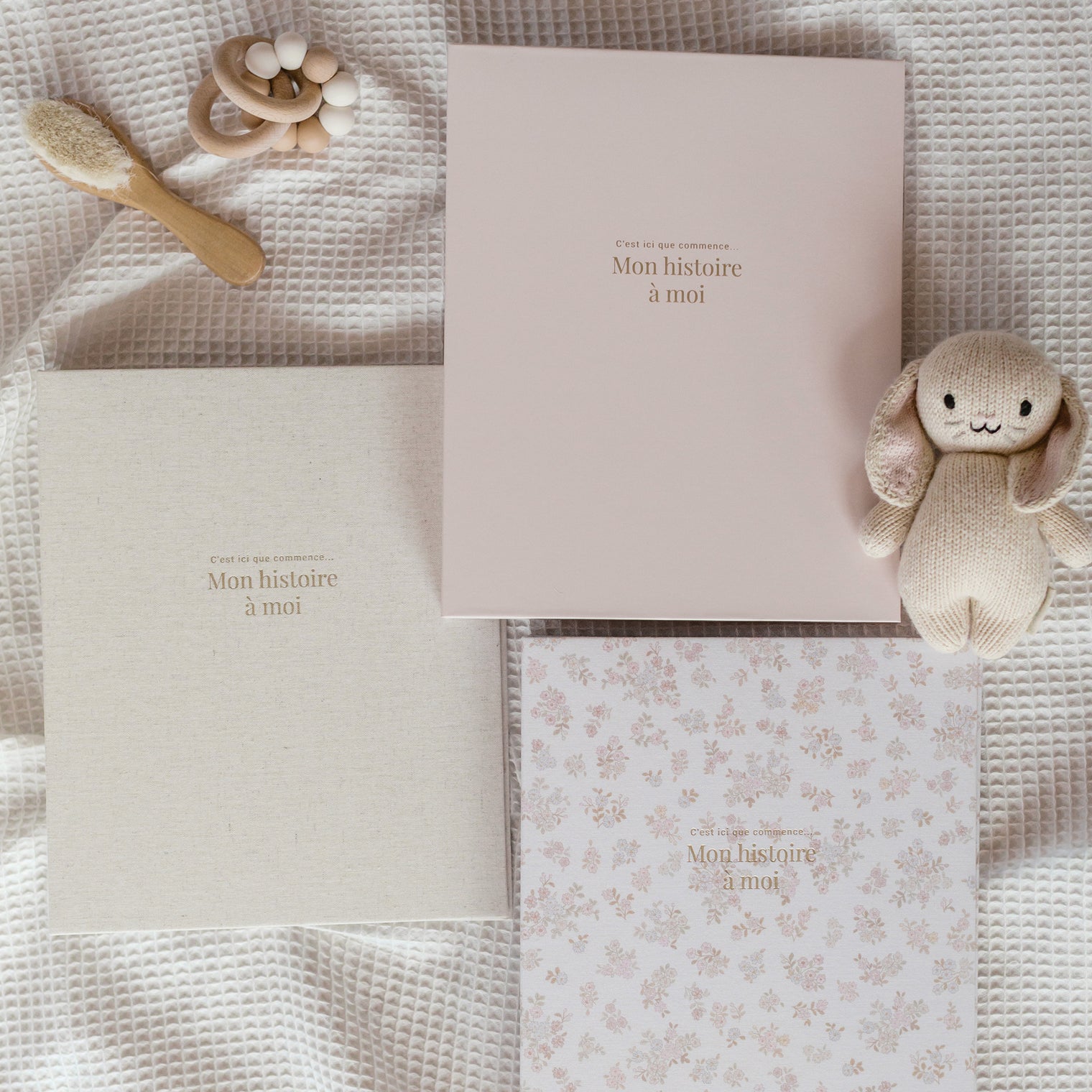 Livre de bébé -Fleurs Pastel