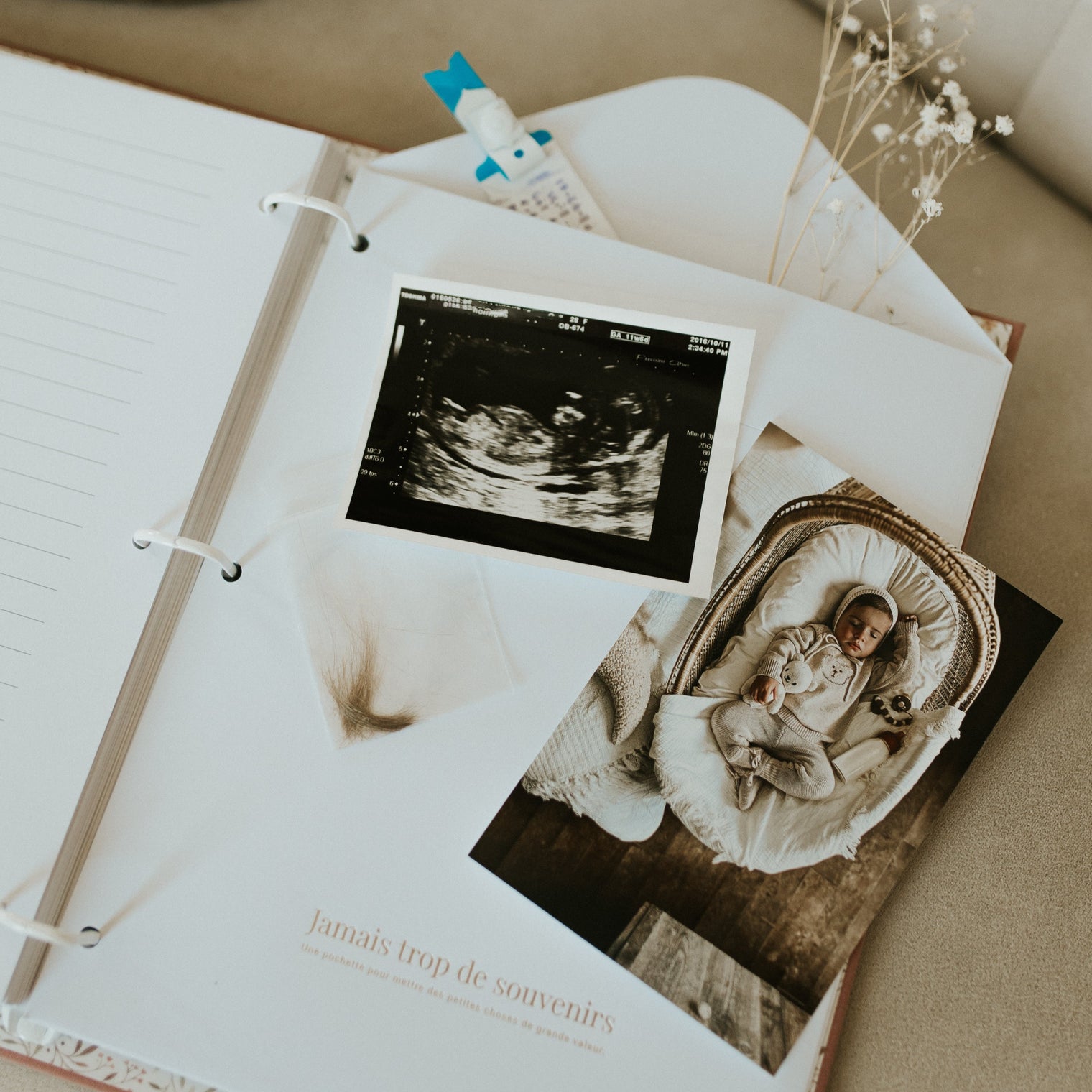 Livre de bébé - Rose Scintillant