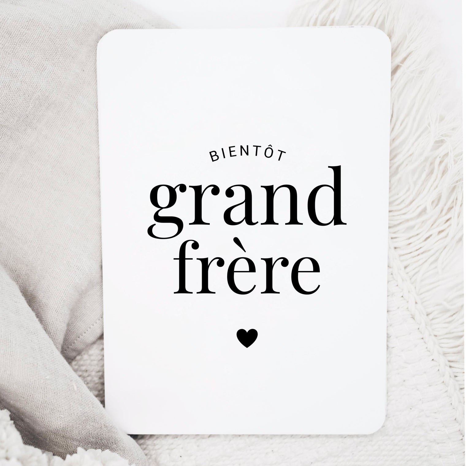 Bientôt grand(e) frère/soeur