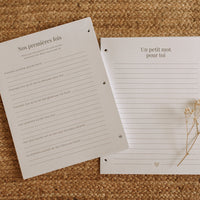 Pages de remplacement - Livre de bébé