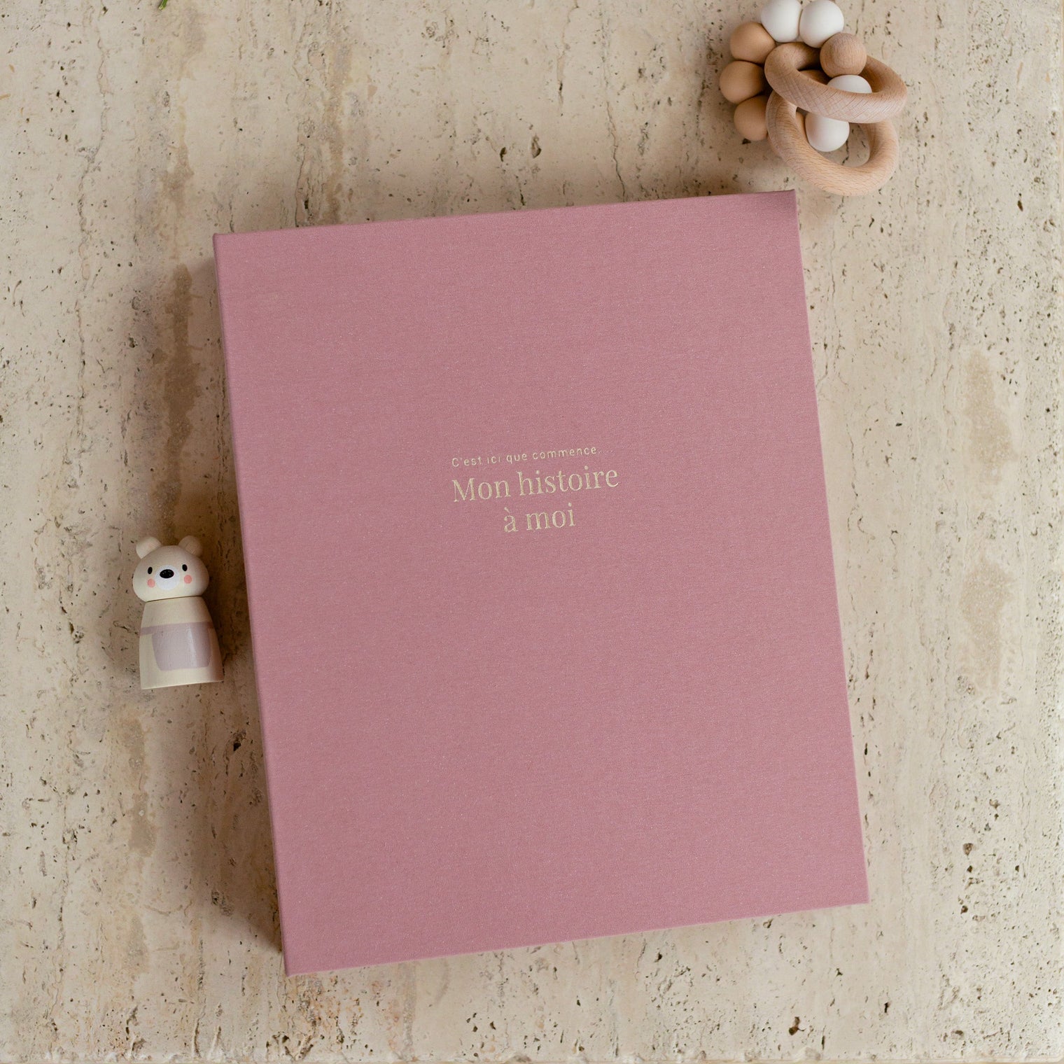 Livre de bébé - Rose Scintillant