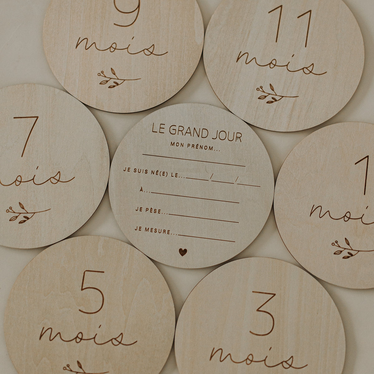 Pastilles de bois script