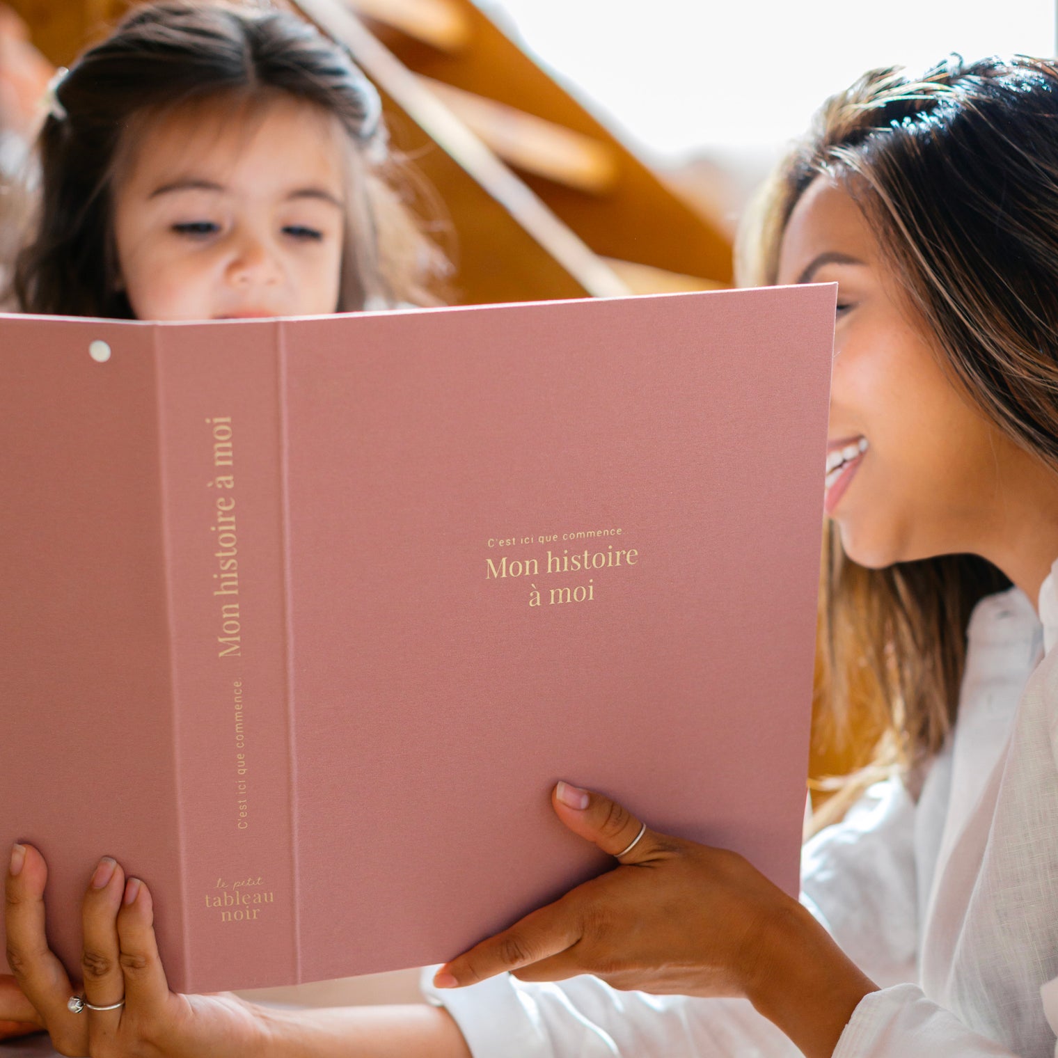 Livre de bébé - Rose Scintillant