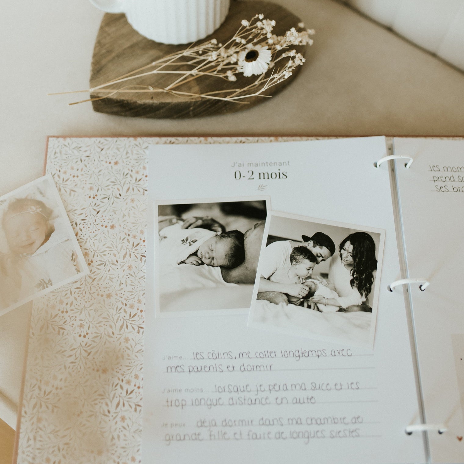 Livre de bébé - Rose Scintillant