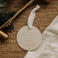 Pastille de bois - Mon Premier Noël