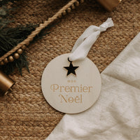 Pastille de bois - Mon Premier Noël