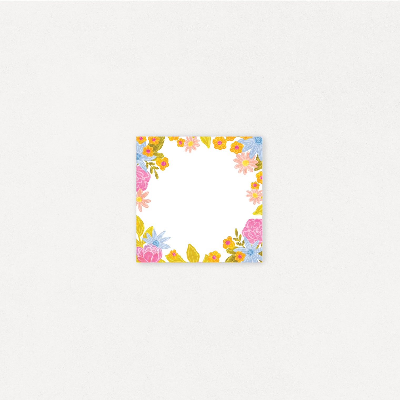Bloc-Notes autocollant Floral Pop
