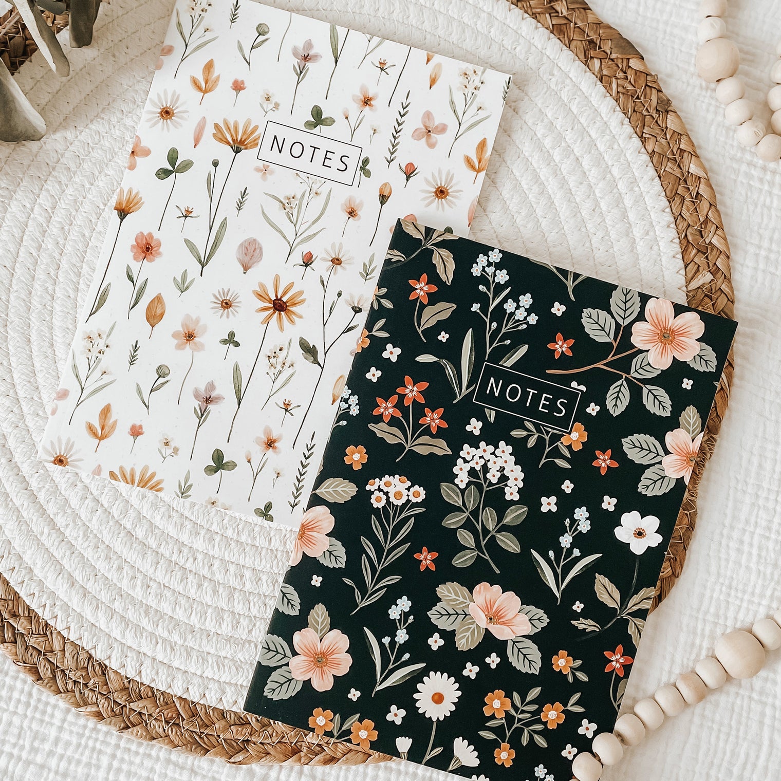 Cahier de notes - Floral nocturne