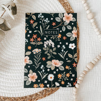 Cahier de notes - Floral nocturne