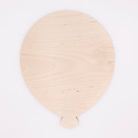 Ballon en bois avec petites imperfections